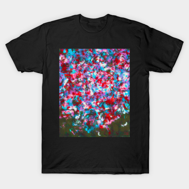 Abstract Painting - Raindrops on the Window